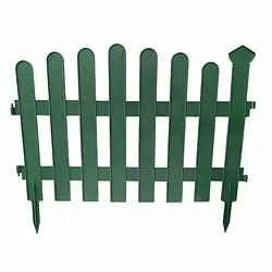 Садова обгорожа пластикова Мадера 46*38 см зелена MM2183-14 ММ Пласт