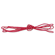 Шнур вощений 1 мм, 1 м, рожевий