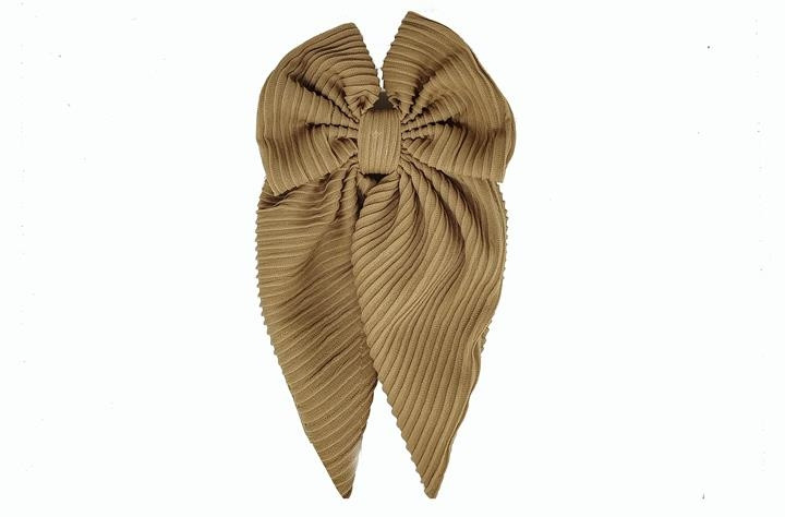 Шпилька для зачіски Бантик коричневий, фото 1