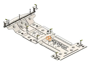 Захист двигуна Mercedes-Benz ML 270 CDI W163 (2001-2005) Кольчуга