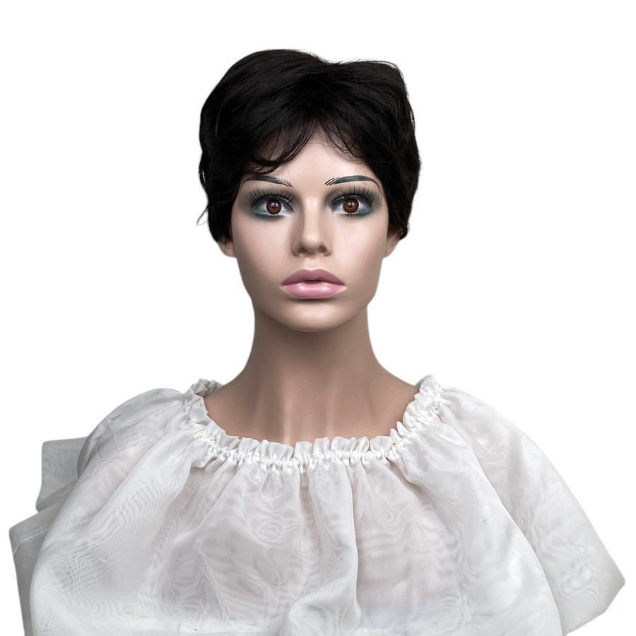 Перука коричнева коротка коротка стрижка жіноча для жінок для щоденного носіння Hivision Е2032-4, фото 1