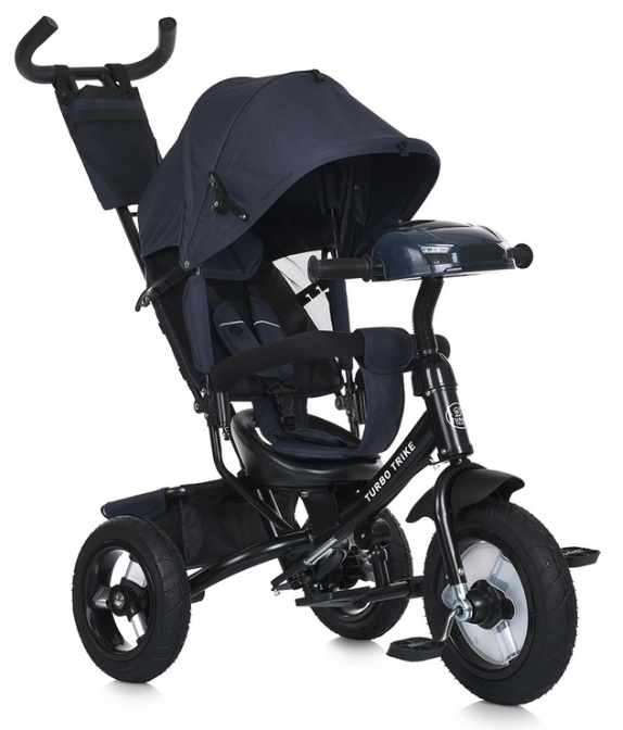 πΠΠΈΡΡΡΠΈΠΉ ΡΡΠΈΠΊΠΎΠ»ΡΡΠ½ΠΈΠΉ Π²Π΅Π»ΠΎΡΠΈΠΏΠ΅Π΄ Turbo Trike MT 1006-9 Π±Π°ΡΡΠΊΡΠ²ΡΡΠΊΠ° ΡΡΡΠΊΠ°, ΠΊΠΎΠ·ΠΈΡΠΊΠΎΠΌ, USB/ΠΠ’ ΠΏΡΠ»ΡΡ, Π’Π΅ΠΌΠ½ΠΎ-ΡΠΈΠ½ΡΠΉ, ΡΠΎΡΠΎ 1