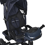 πΠΠΈΡΡΡΠΈΠΉ ΡΡΠΈΠΊΠΎΠ»ΡΡΠ½ΠΈΠΉ Π²Π΅Π»ΠΎΡΠΈΠΏΠ΅Π΄ Turbo Trike MT 1006-9 Π±Π°ΡΡΠΊΡΠ²ΡΡΠΊΠ° ΡΡΡΠΊΠ°, ΠΊΠΎΠ·ΠΈΡΠΊΠΎΠΌ, USB/ΠΠ’ ΠΏΡΠ»ΡΡ, Π’Π΅ΠΌΠ½ΠΎ-ΡΠΈΠ½ΡΠΉ, ΡΠΎΡΠΎ 4