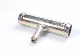 Перехiдник d18\18\8мм (трiйник) Газель,Волга ВАЗ,УАЗ (метал) (Україна) 18мм/18мм/8мм тройник