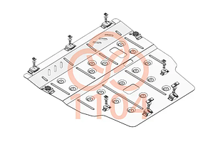 Захист двигуна Mercedes-Benz W176 А 180 (2013-2018) Кольчуга