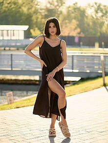 Сарафан жіночий - Шоколадний