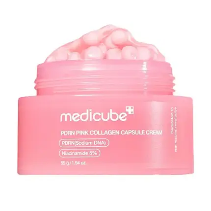 Крем з полінуклеотидами в капсулах Medicube PDRN Pink Collagen Capsule Cream 55 г, фото 1