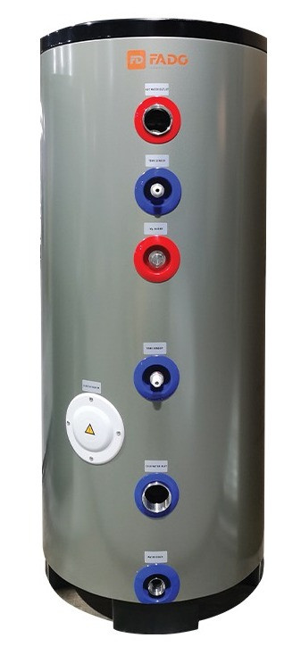 Бойлер FADO DHT20 ГВП нержавіючий 200 л, фото 1
