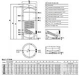 Бойлер комбінований Cordivari BOLLY 1 ST FB WB 300 л (3104162330044), фото 4