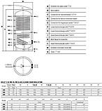 Бойлер непрямого нагріву Cordivari BOLLY 2 XL WB 300 л POLYWARM (3134162320002), фото 3
