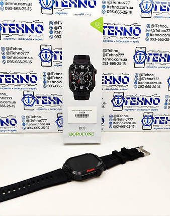 Smart Watch Borofone BD9 (Чорний), фото 3