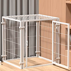 Вольєр для домашніх тварин металевий Springos 60 x 60 x 70 см Білий