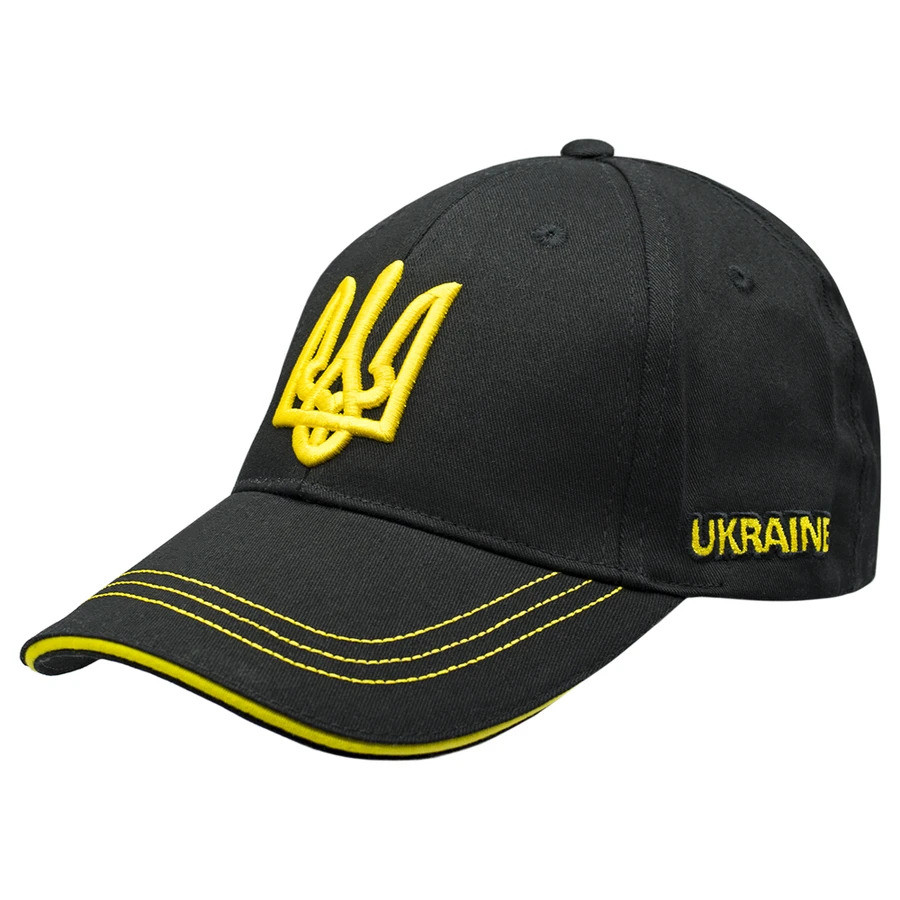 Бейсболка Україна Ukraine чорна