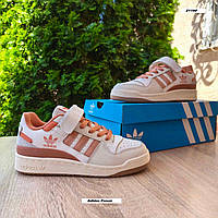 Жіночі кросівки Adidas Forum стильні кросівки adidas літнє жіноче взуття текстильні кросівки адидас