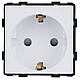 Вимикач 1-клавішний + Розетка З/К (4 шт.) 1DAL | Білий (P370-SW1G-STX4.WT), фото 5
