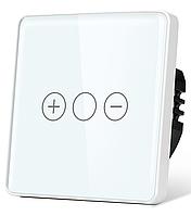 Сенсорний димер 1DAL | Скляний світлорегулятор 1 канал, Білий (G86D-DR.WT)