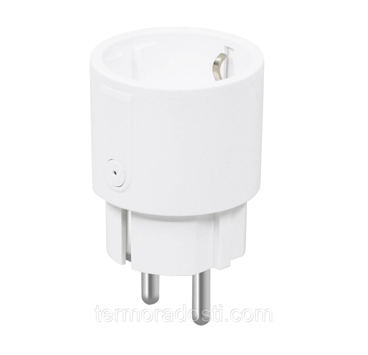 Розумна Wi-Fi розетка-перехідник 1DAL Slim | Tuya 10 А (SPE010B), фото 1