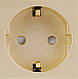 Сенсорний вимикач (1кл.) + Розетка с З/К 1DAL | Золото, Скляна панель (G157D-SW1G-ST.GD), фото 8