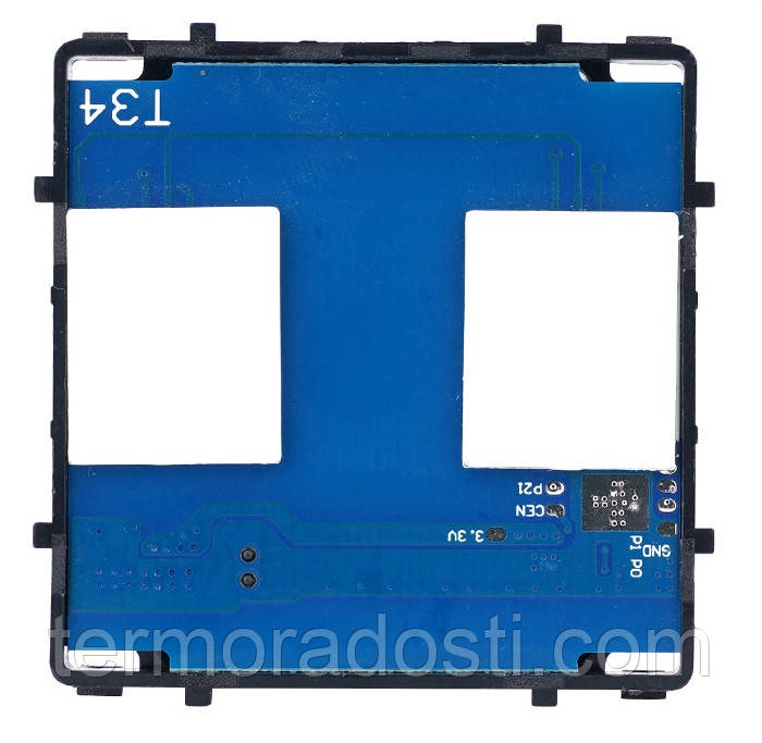 Механізм сенсорного вимикача 1DAL | 2 клавіші, з нулем (B-6201N), фото 1