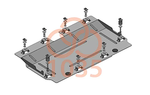 Захист двигуна Mercedes-Benz W205 C 200 (з 2014--) Кольчуга