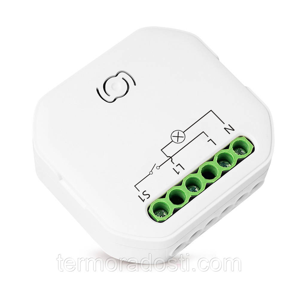 Розумне реле освітлення 1DAL | Одноканальний Wi-Fi + BLE вимикач smart (SW101N), фото 1