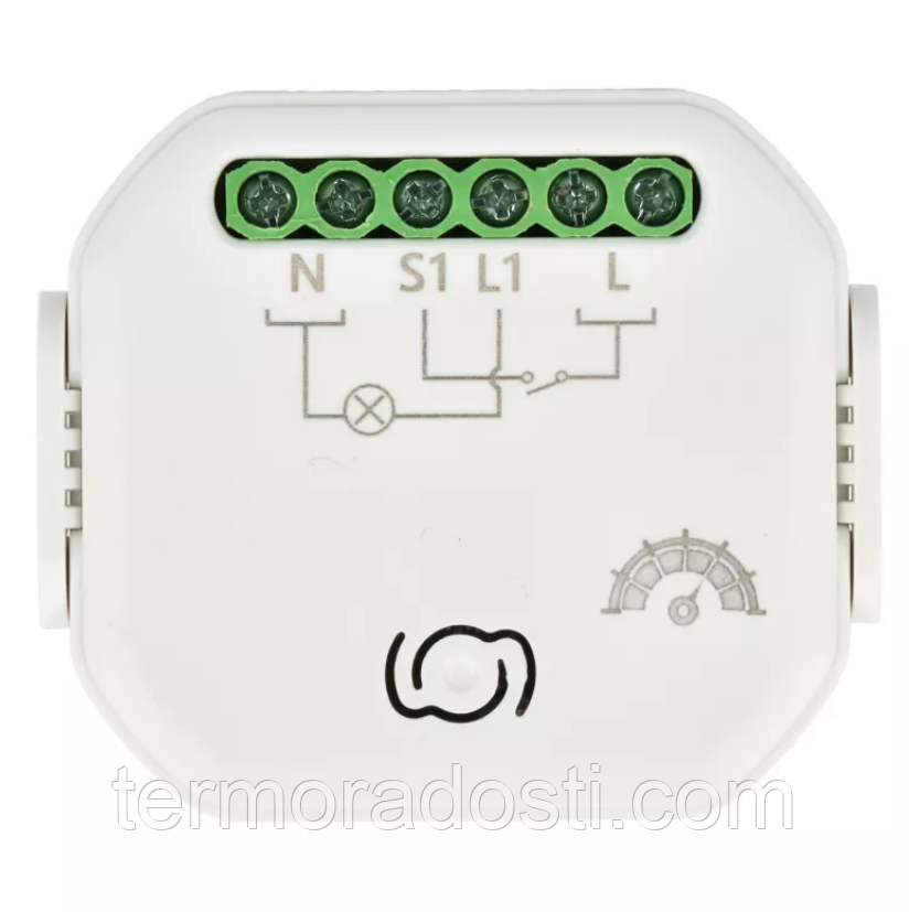 Розумне реле освітлення 1DAL | Одноканальний Wi-Fi+BLE димер smart (SWD101N), фото 1