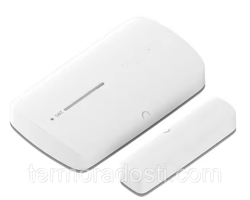 Розумний датчик відкриття вікна 1DAL | Бездротовий, ZigBee Tuya (WOS-ZB), фото 1