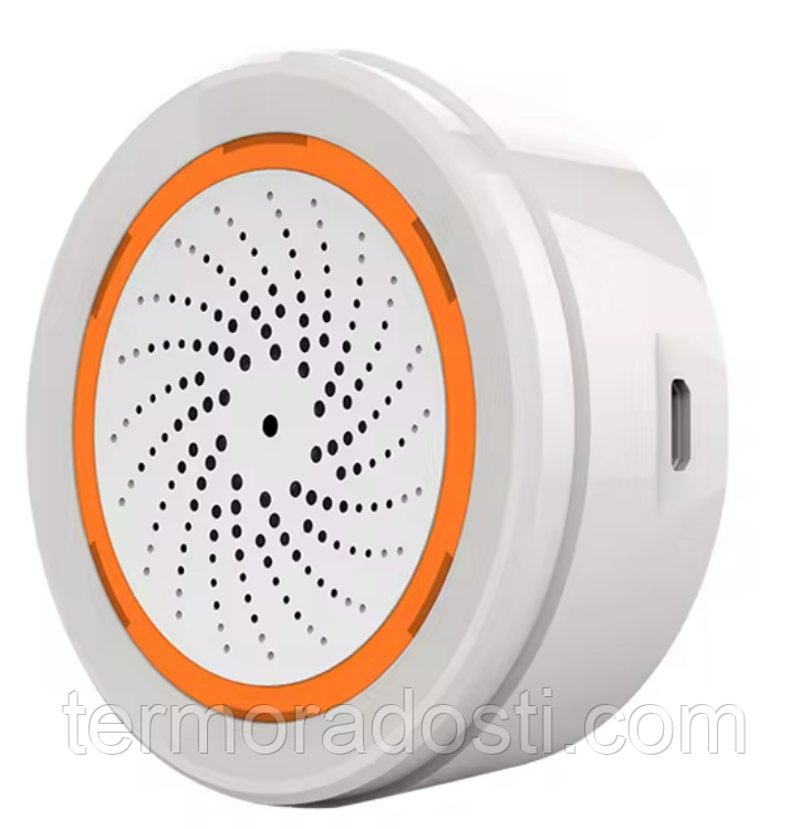 Бездротова сирена для розумного дому 1DAL | ZigBee Tuya (AB02B2)