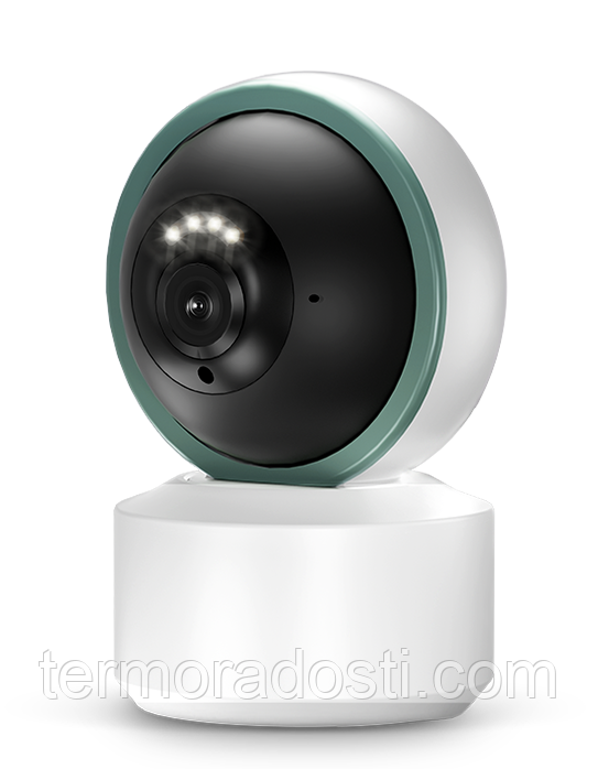 Розумна Wi-Fi камера спостереження 1DAL | Поворотна PTZ (WS-Q5C) APP "Tuya", фото 1