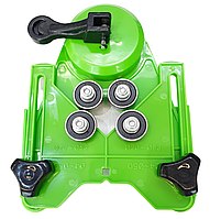 Шаблон-кондуктор для свердління отворів у плитці та склі Ø4-84 мм з присоскою