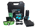 Лазерний рівень нівелір Laser PRO G04CG, 16 ліній (4 площині по 360°), робота до 5 годин, фото 8