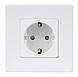 Розумна розетка з WiFi 1DAL | Білий з З/К + Шторки (P86-ST.WF.WT), фото 2