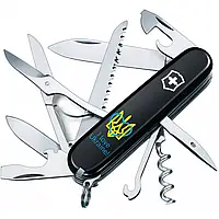 Складаний ніж Victorinox Huntsman для патріотів із тризубцем для активного відпочинку та повсякденного використання