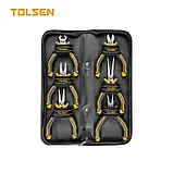 Комплект міні-плоскогубців 6 предметів Ерго рукоятки Tolsen, фото 3