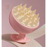 Масажна щітка для шкіри голови 8х8 см