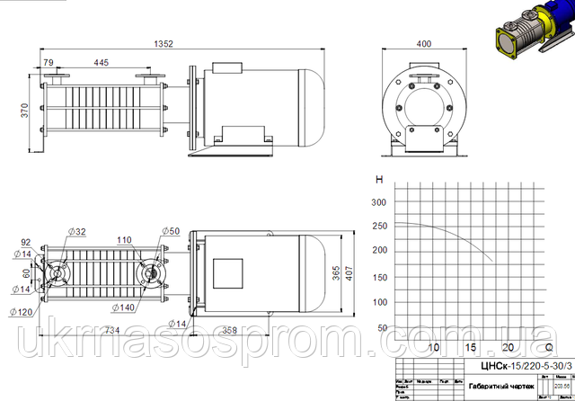 Насос ЦНСК 15-220