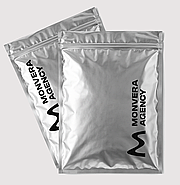 Зіп-пакет срібний 100 мкм 35х45 см Пакети великими партіями з персоналізацією на замовлення, фото 5