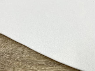 РОЗПРОДАЖ: Фетр іспанський 3 мм - білий (100 х 200 см)