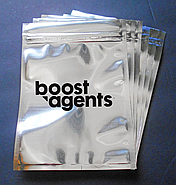 Срібні Зіп-Лок пакети 20х25 см Щільністю 100 мкм оптом Універсальна упаковка з логотипом на замовлення, фото 2