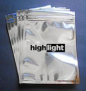 Срібні Зіп-Лок пакети 20х25 см Щільністю 100 мкм оптом Універсальна упаковка з логотипом на замовлення, фото 4