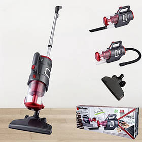 Вертикальний контейнерний пилосос Hoffmans HM-8803 Пилосос без мішка з телескопічною ручкою 1800W Червоний