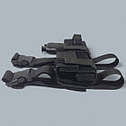 Стегнова універсальна кобура Amomax  чорна, фото 3