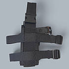 Стегнова універсальна кобура Amomax  чорна, фото 8