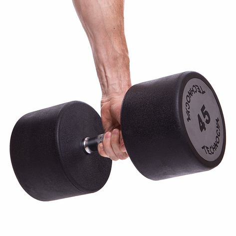 Гантель цілісна професійна Technogym 45 кг, фото 1