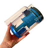 Вертикальний контейнерний пилосос Hoffmans HM-8803 Пилосос без мішка з телескопічною ручкою 1800W Синій, фото 4