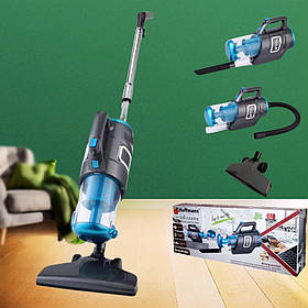 Вертикальний контейнерний пилосос Hoffmans HM-8803 Пилосос без мішка з телескопічною ручкою 1800W Синій