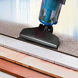 Вертикальний контейнерний пилосос Hoffmans HM-8803 Пилосос без мішка з телескопічною ручкою 1800W Синій, фото 6