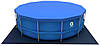 Круглий каркасний басейн Avenli (450 x 122 см) для дорослих і дітей, комплектація 18в1, Синій, фото 7