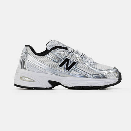 Жіночі кросівки New Balance 740 v2 White Silver Black | Лаконічний дизайн та стабільність, фото 1