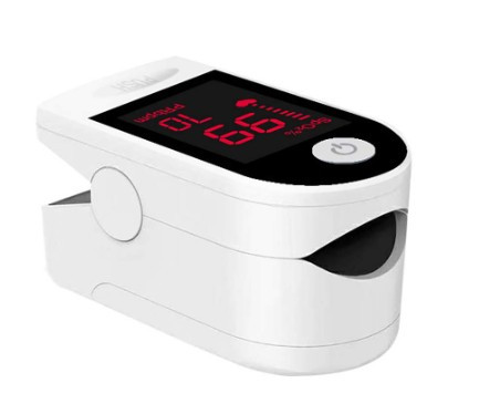 Пульсовий оксиметр SN-118, пульсоксиметр напальковий із затискачем, фото 1